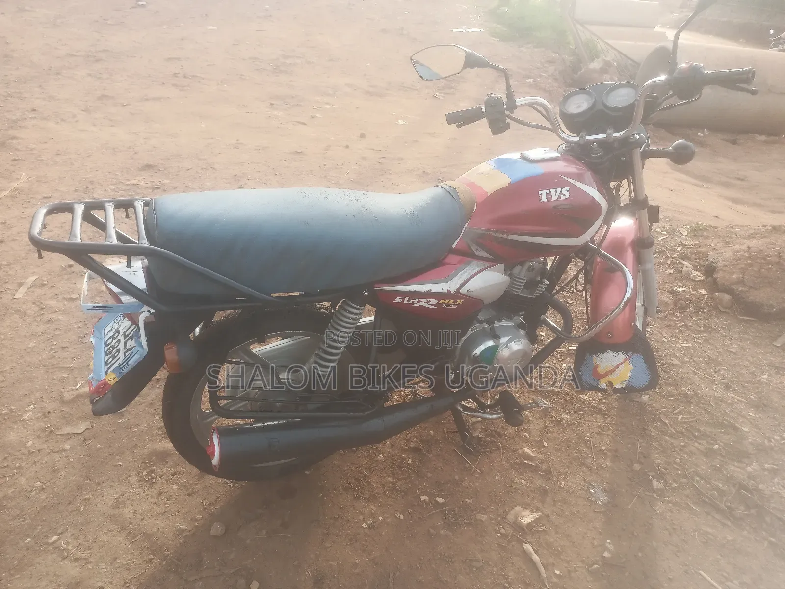 TVS HLX 125 2018 Red