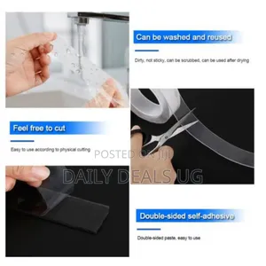 5m Multipurpose Double Sided Nano Adhesive Magic Nano Tape
