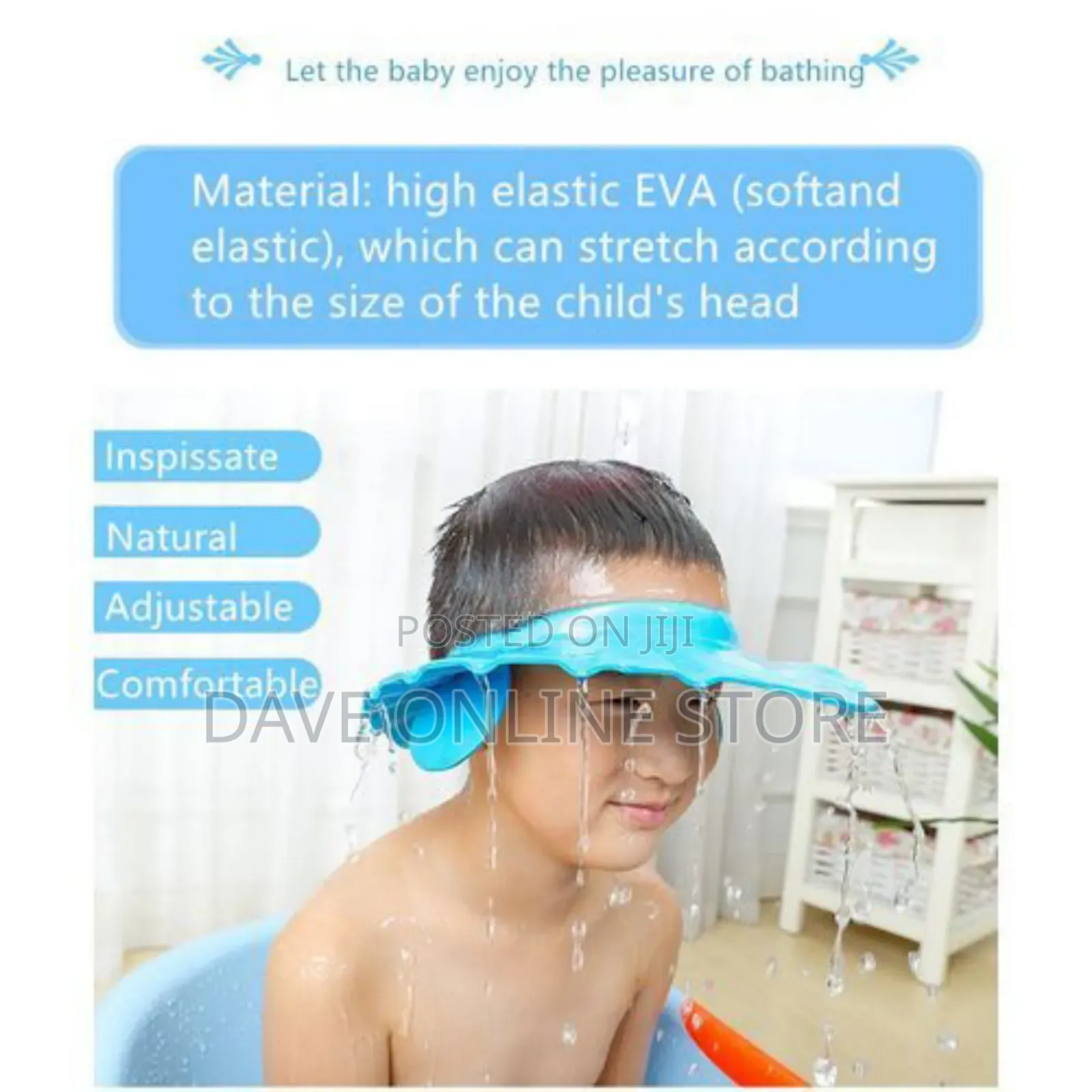 Fashion Child Kids Baby Shower Eye Ear Protector Head Cover