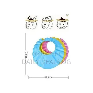 Baby Bathing Shower Caps -Protects Ears, Eyes, Head