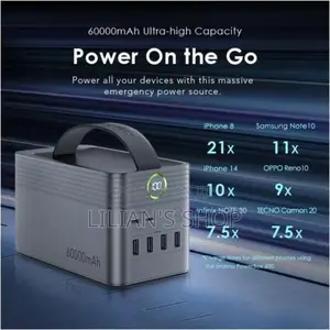 Oraimo Powerbox 600 60000mah 22.5w Power Bank
