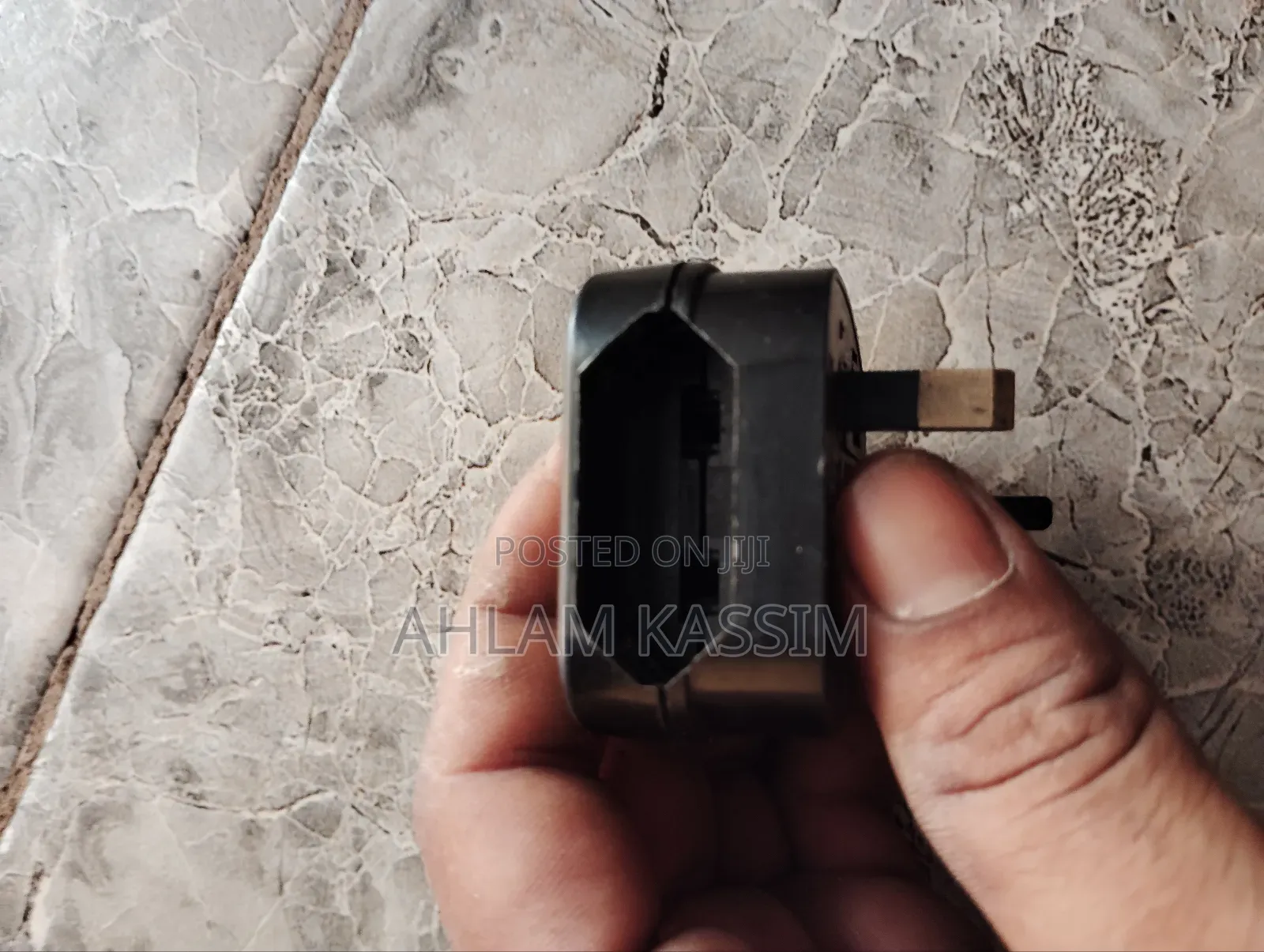 Fused Electrical Plug Converter Flat 2pin Female to 3pinmale