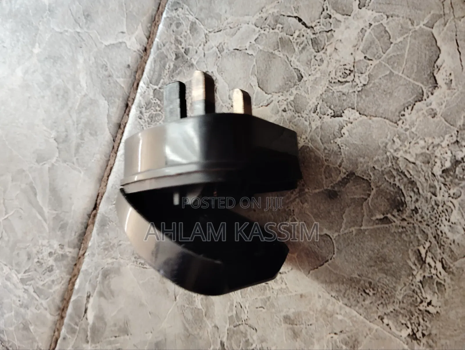 Fused Electrical Plug Converter Flat 2pin Female to 3pinmale