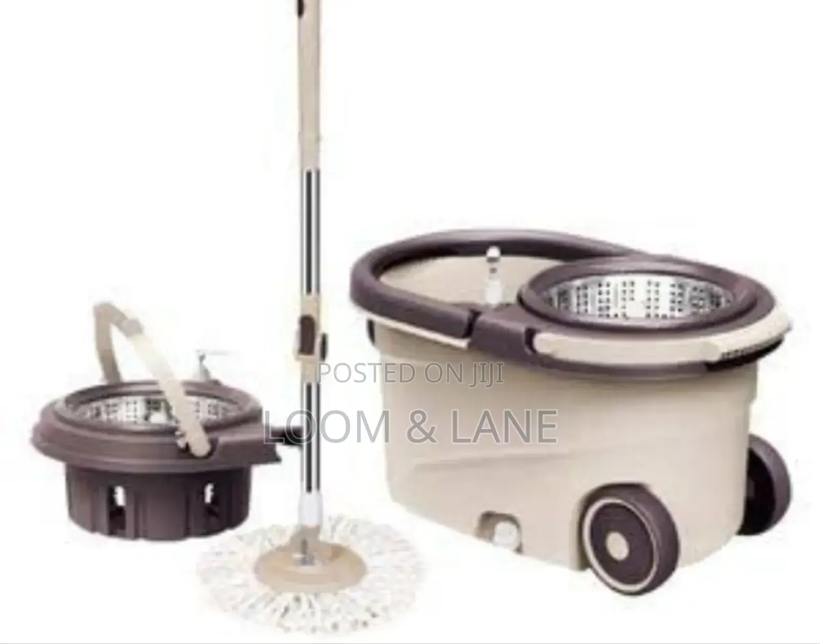 New Adjustable Spin Mopper Set