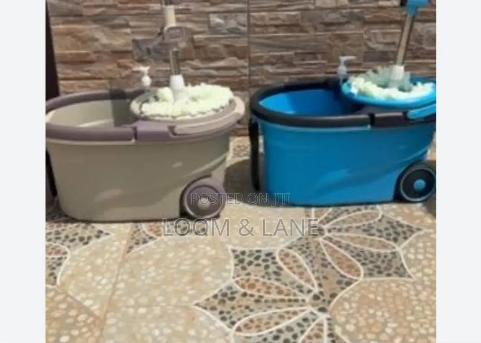 New Adjustable Spin Mopper Set