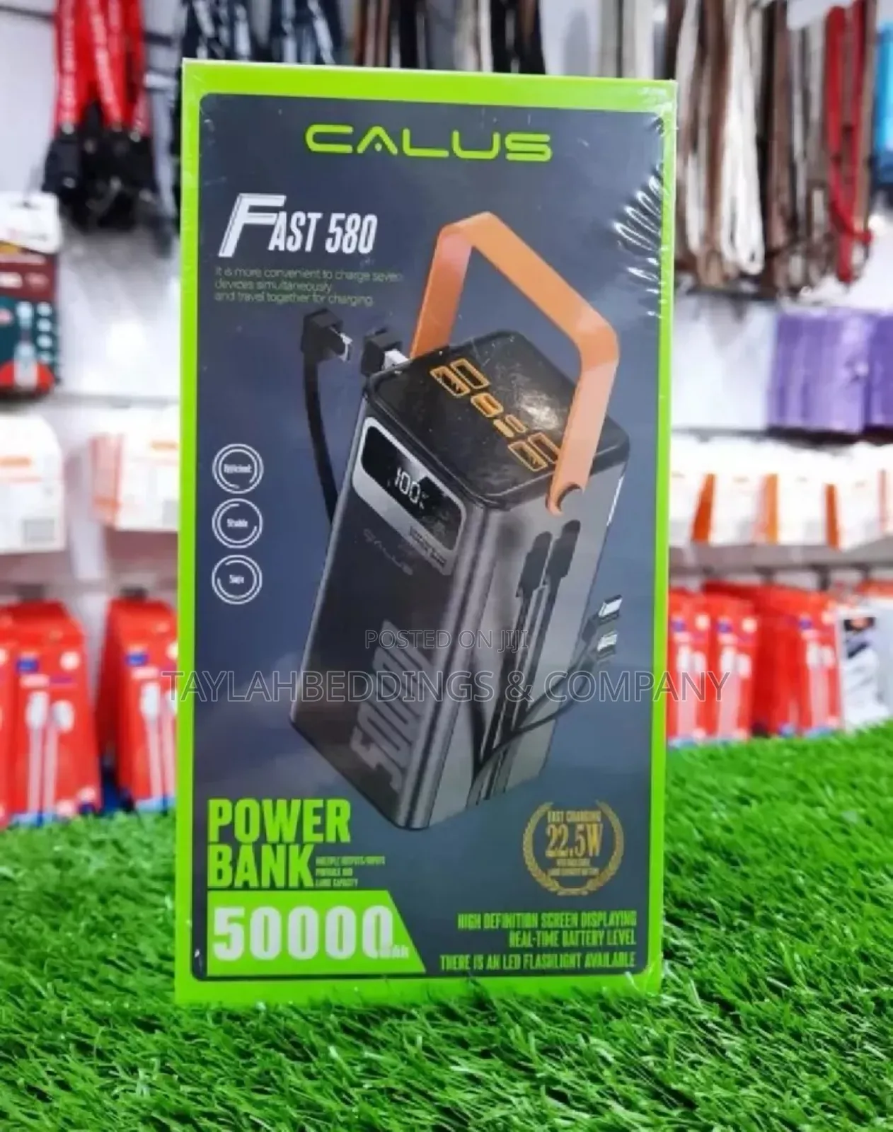 Calus 50000mah High Capacity Power Bank 22.5w Fast Charge