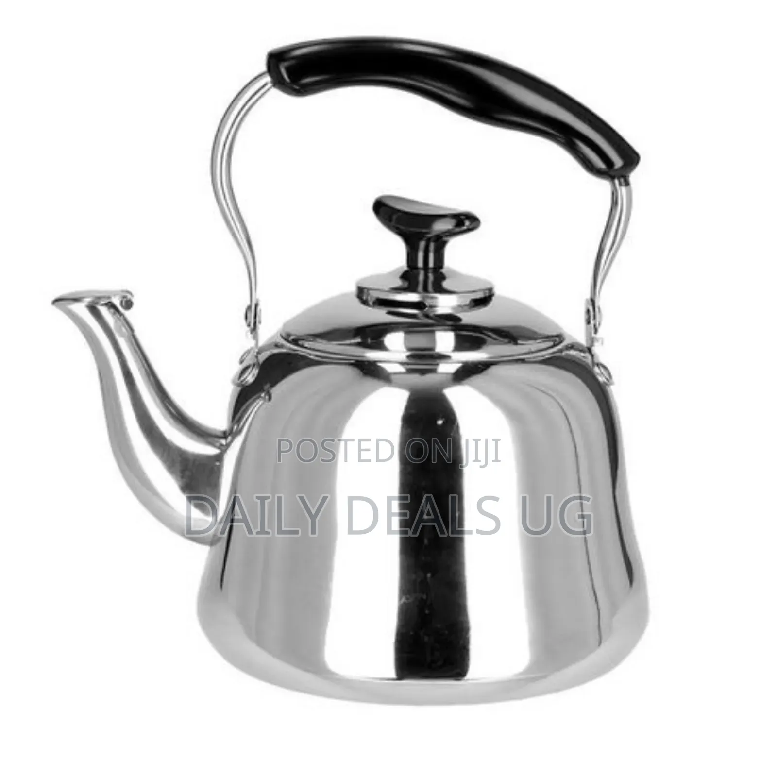 Royalford 5l Stainless Steel Whistling Kettle -Silver