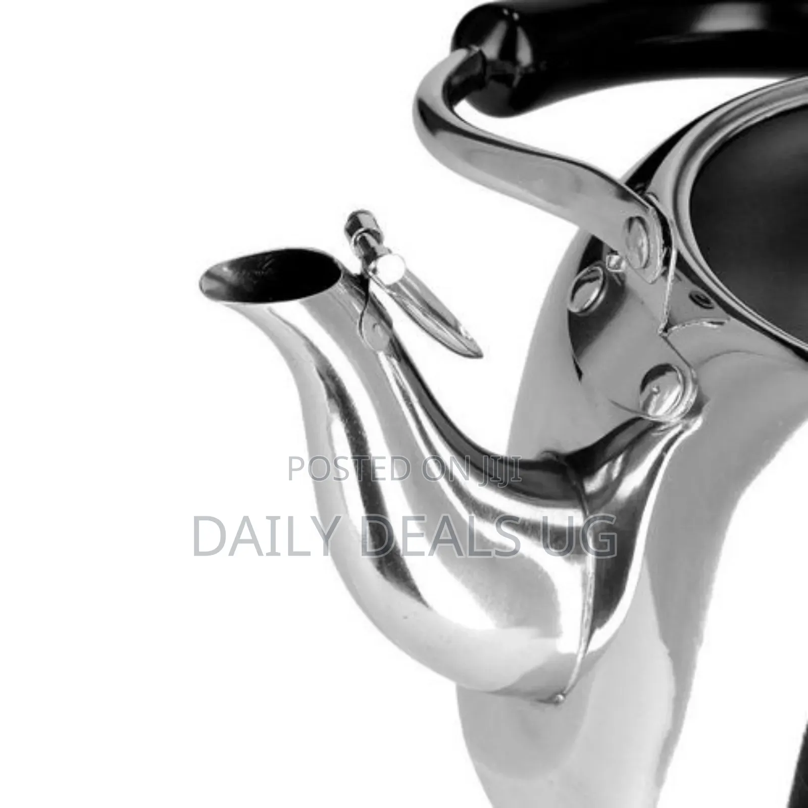 Royalford 5l Stainless Steel Whistling Kettle -Silver