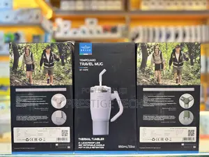 Brave Vacuum Travel Mug, Insulated Bottle, 2in1 Lid, Hot 12hours