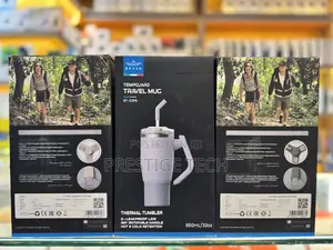 Brave Vacuum Travel Mug, Insulated Bottle, 2in1 Lid, Hot 12hours