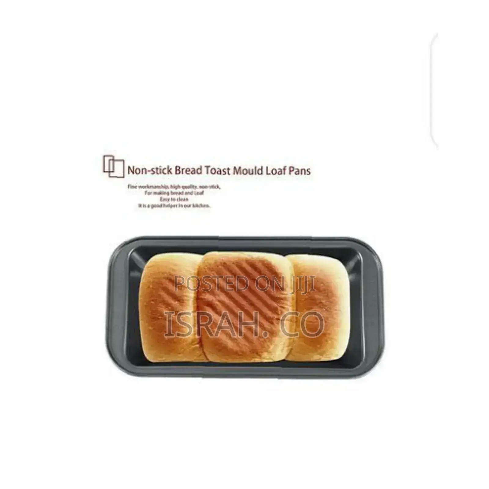 Bread Toast Mould Loaf Pan Rectangle - Black