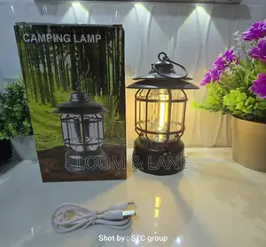 Portable Retro Rechargeable Camping Light Lantern