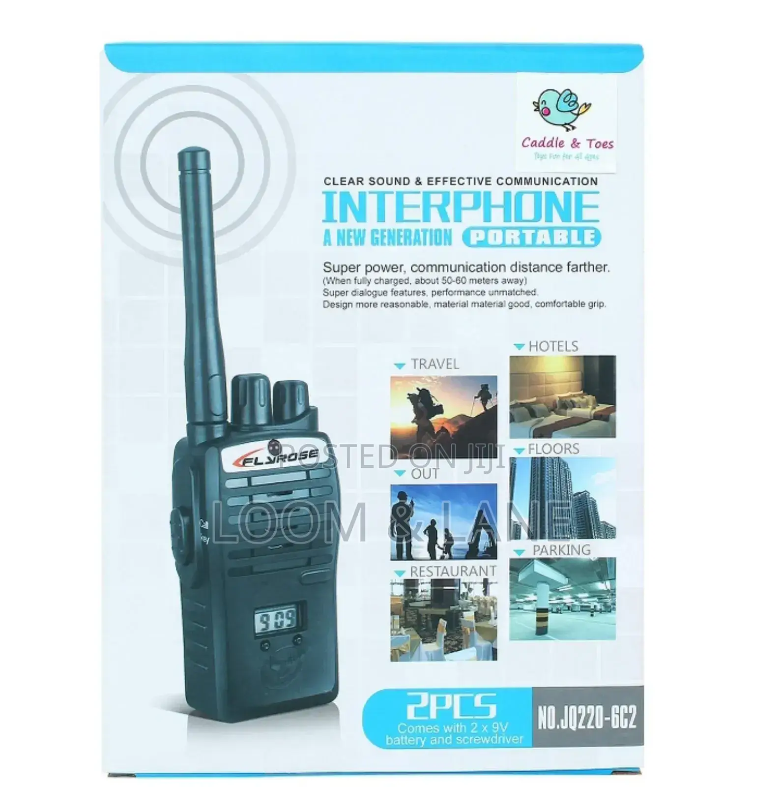 2pcs Interphone Flyrose Kids Walkie Talkie