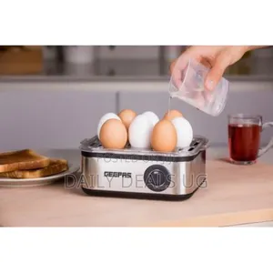 Geepas Electric Egg Boiler for 16 Eggs With Poacher
