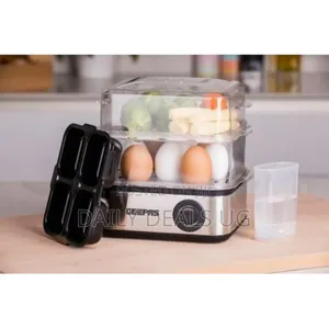 Geepas Electric Egg Boiler for 16 Eggs With Poacher