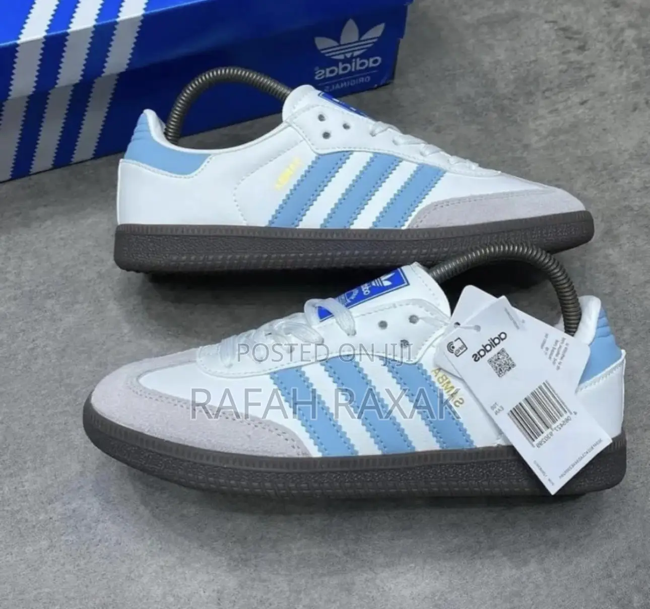 Adidas Samba Og Core Core White/Halo Blue Sneaker
