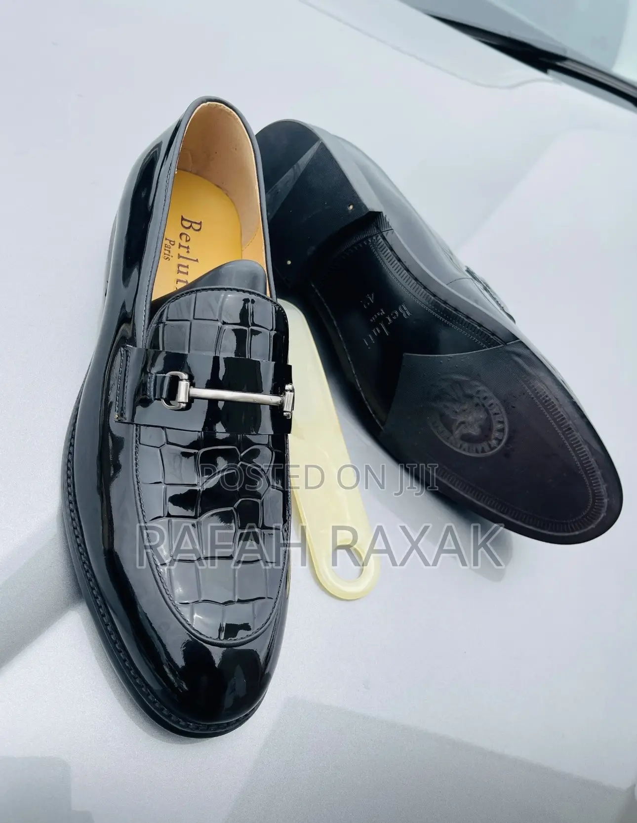 Original Men’S Berluti Shinny Mirror Gentle Loafers