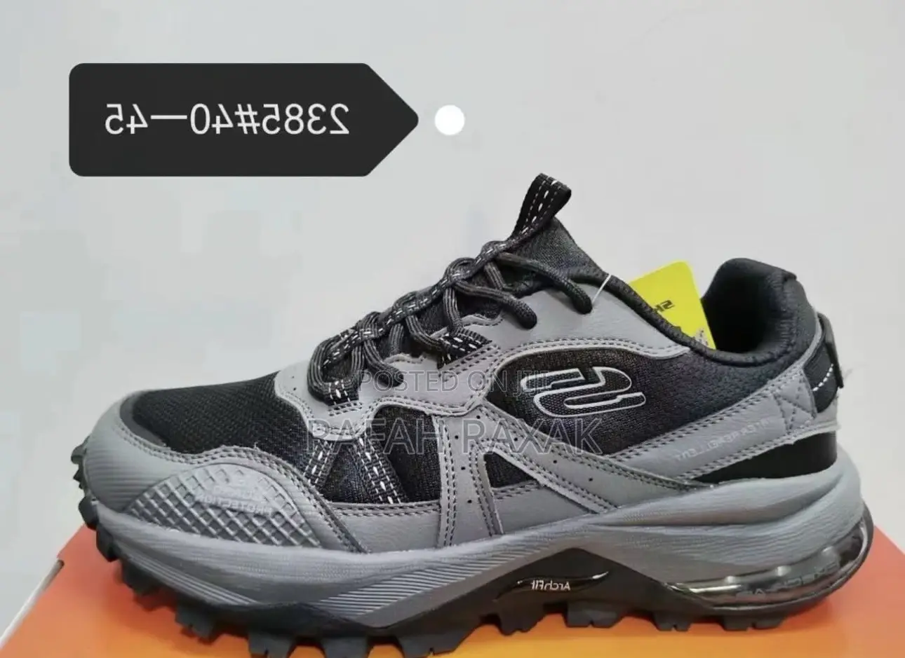 Original Black/Gray Skechers Arch Fit Trail Air Sneakers