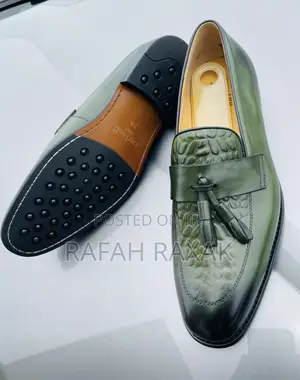 Original Men’S Berluti Green Gentle Leather Loafers