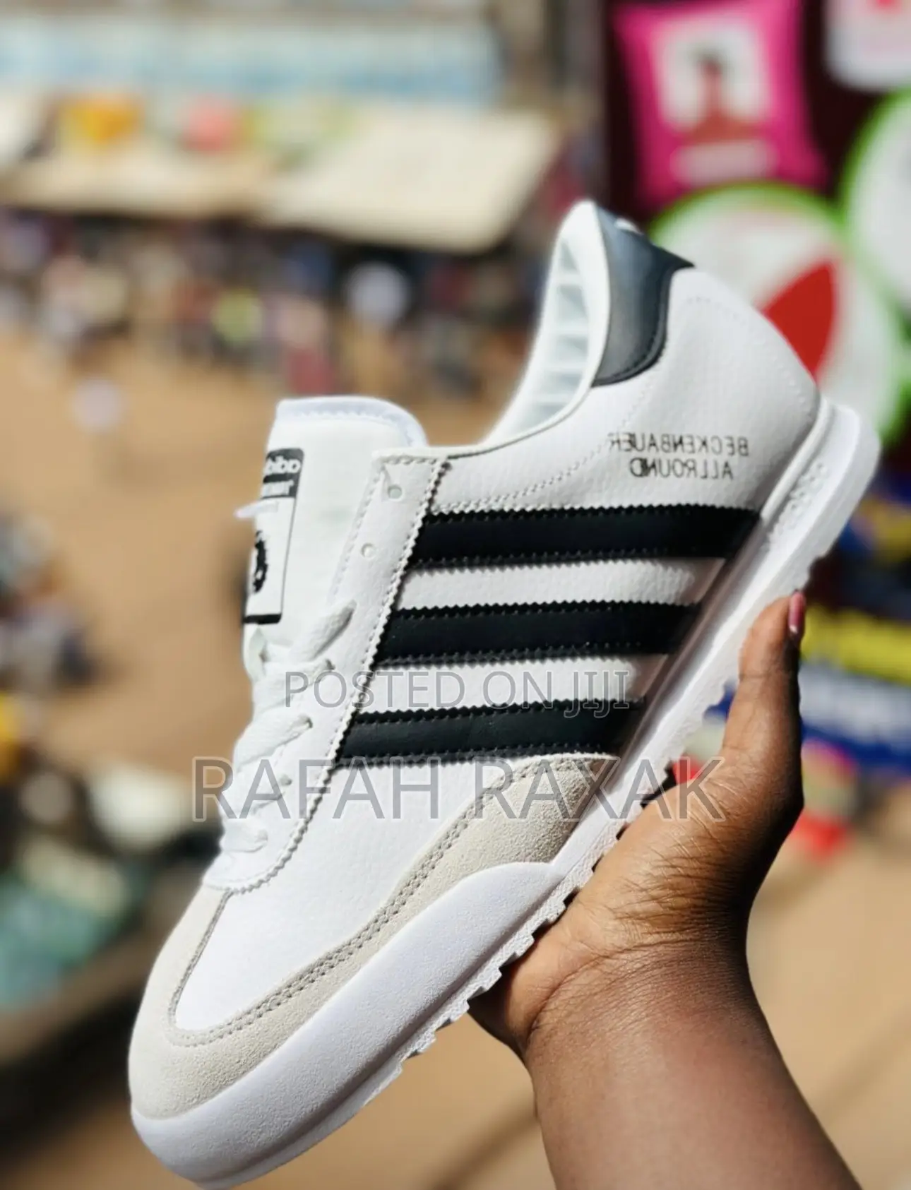 Triple White Adidas Beckenbauer Allround Casual Sneaker