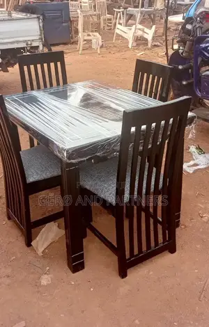 Hardwood 4-Seater Dining