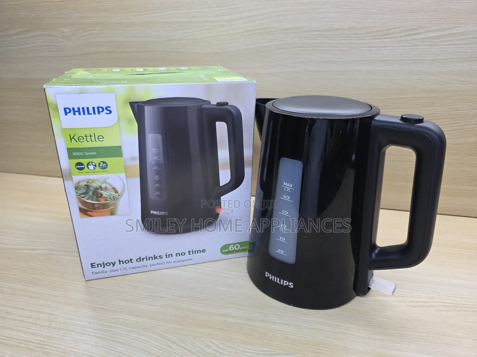 Phillips Electric Plastic Water Kettle 1.7ltrs at Good Price