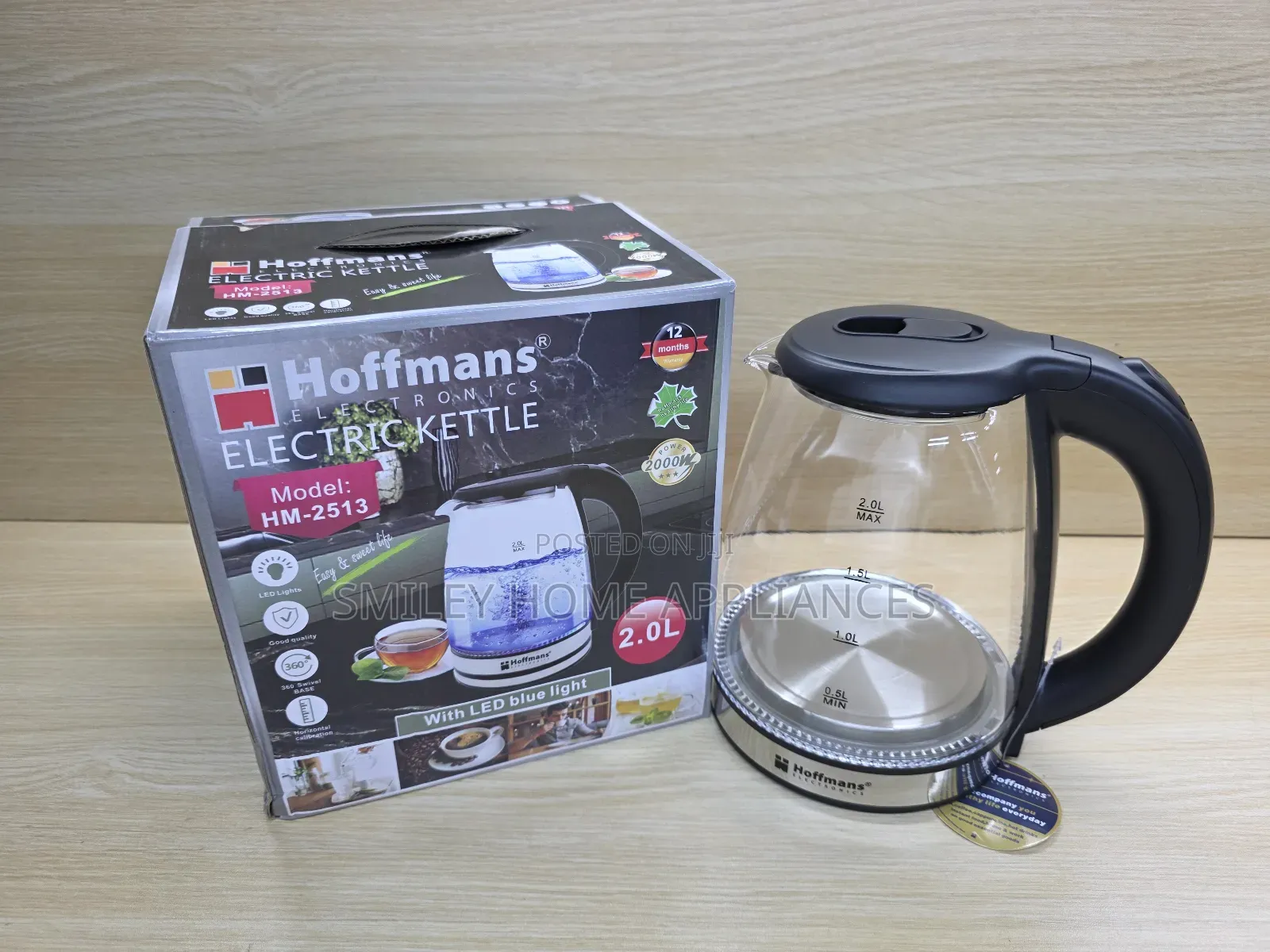Hoffmans Glass Water Percolator 2.0ltr at Black Friday Price