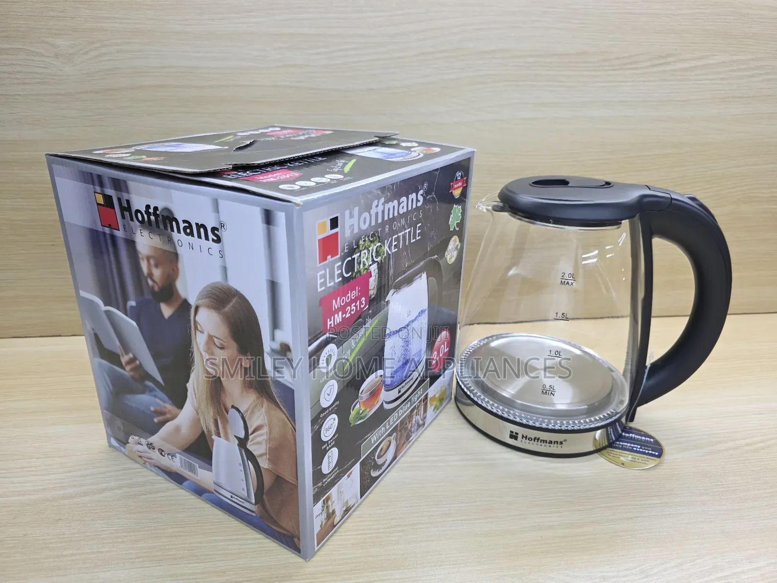 Newly Restocked Hoffmans Glass Water Percolator 2.0ltrs