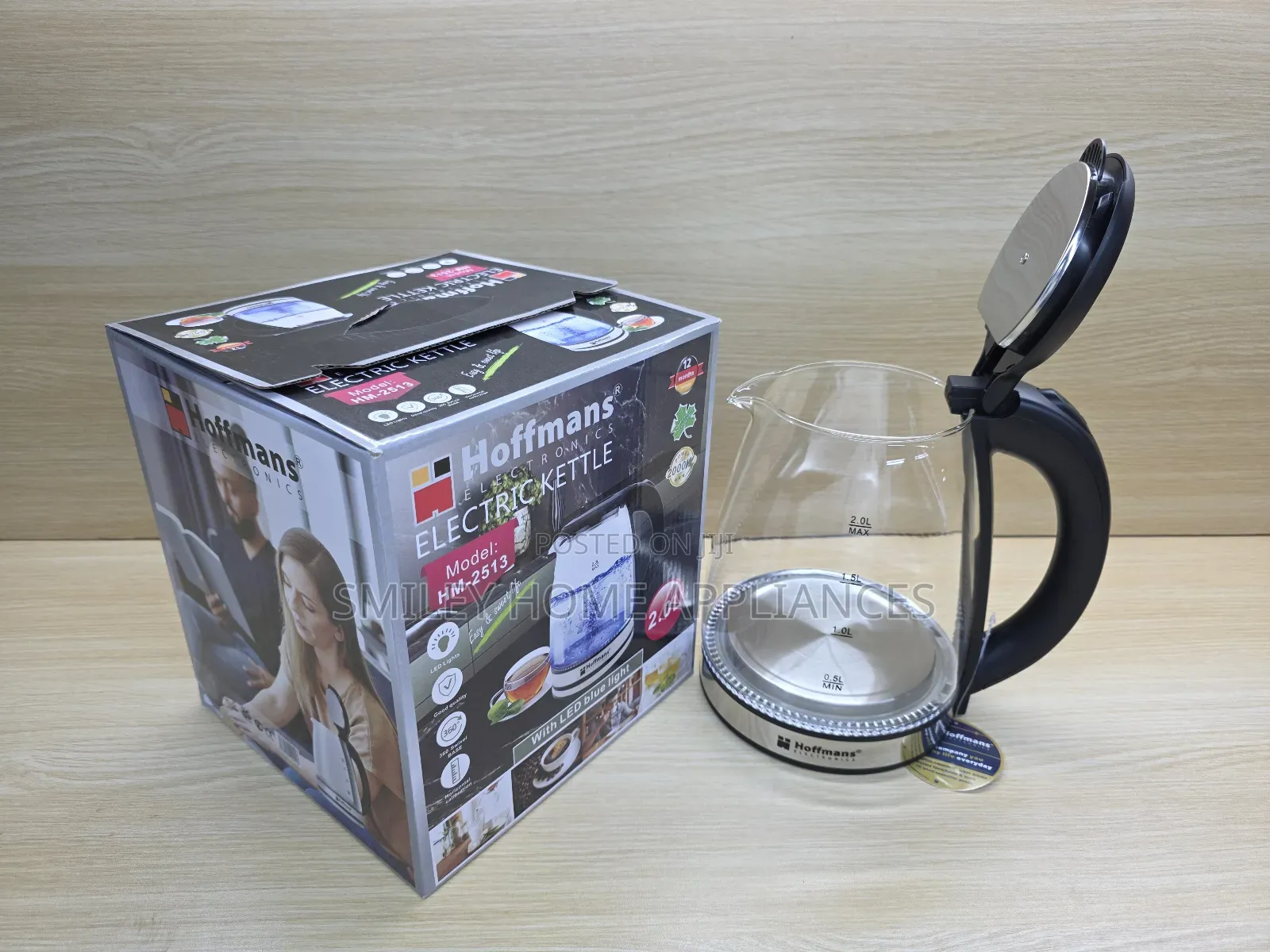 Newly Restocked Hoffmans Glass Water Percolator 2.0ltrs
