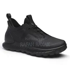 Original Triple Black Ecco Exostrike Casual Slip on Sneakers