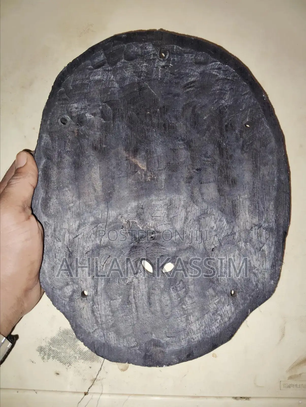 Gorilla Face Wooden Art Sculpture Decoration