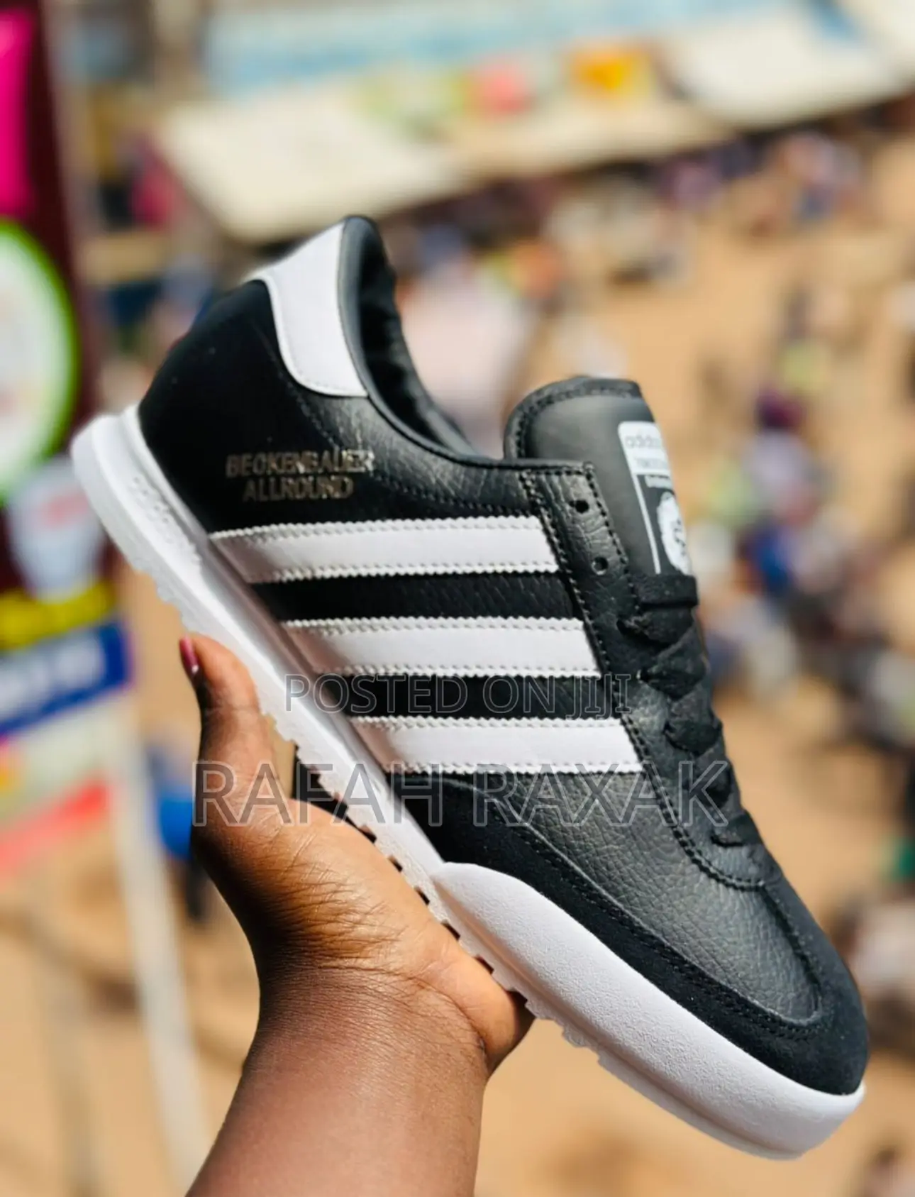 Black/White Adidas Beckenbauer Allround Casual Sneakers
