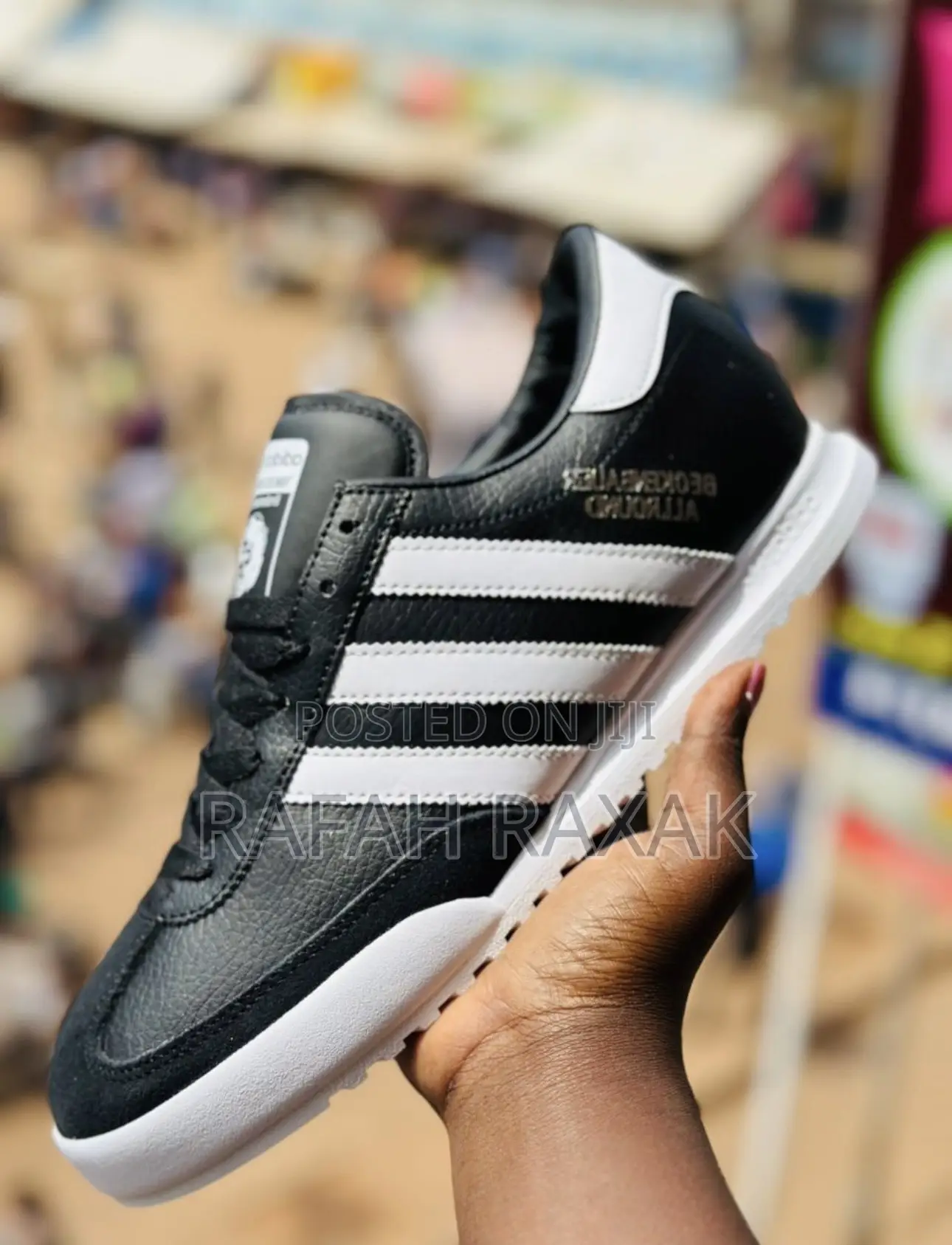 Black/White Adidas Beckenbauer Allround Casual Sneakers