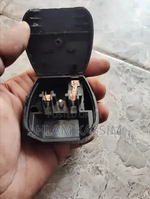 Fused Electrical Plug Converter Flat 2pin Female to 3pinmale