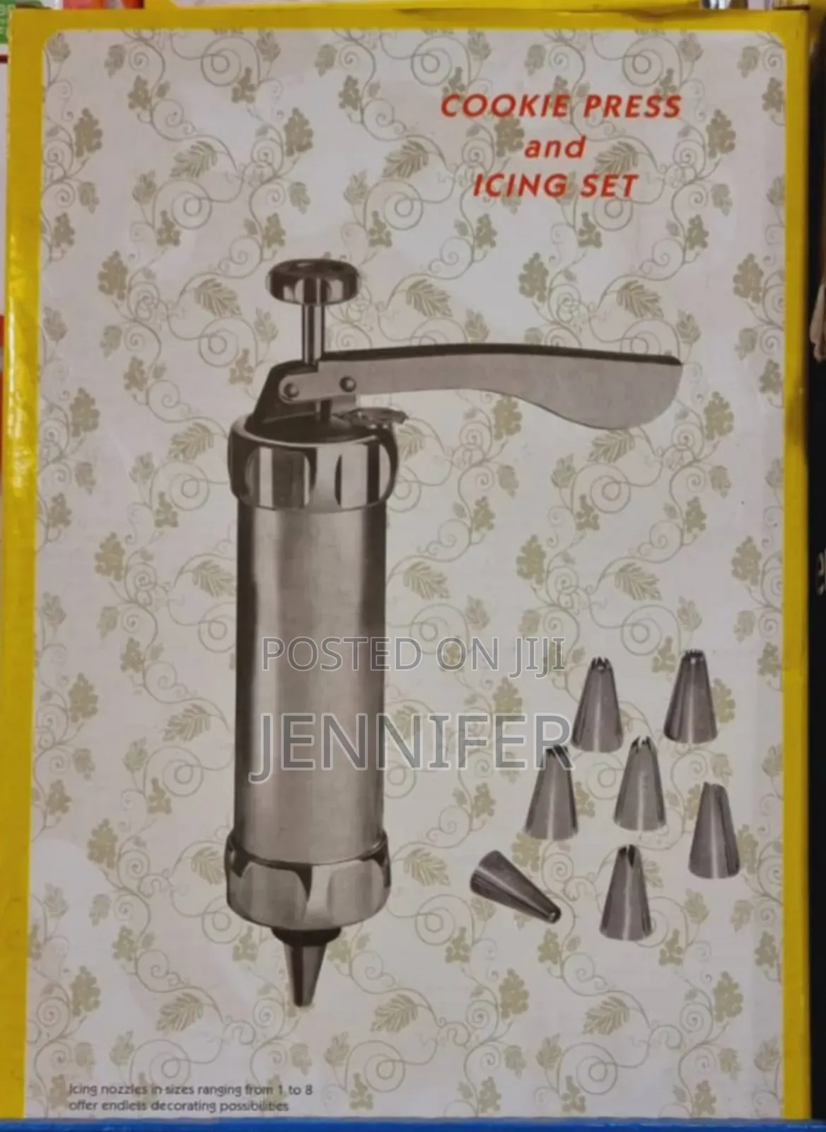 Cookie Press and Icing Set