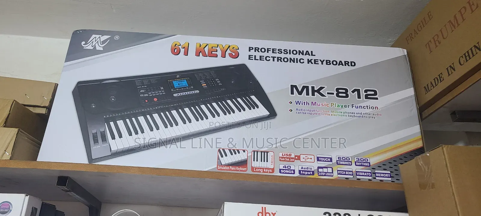 Mk- 812 Keyboard Have 61keys