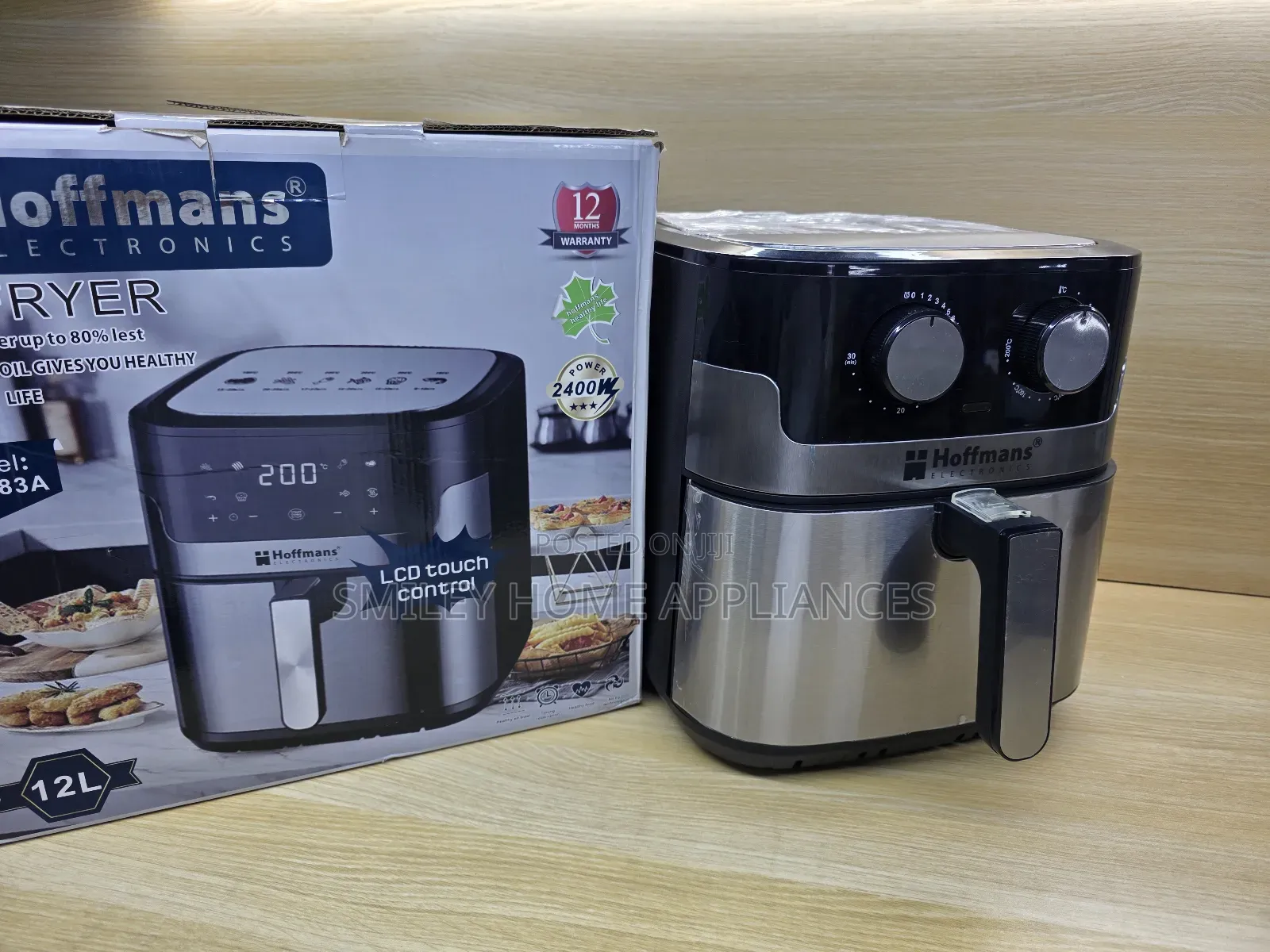 Hoffmans 12ltrs Manual Airfryer at a Reduced Price