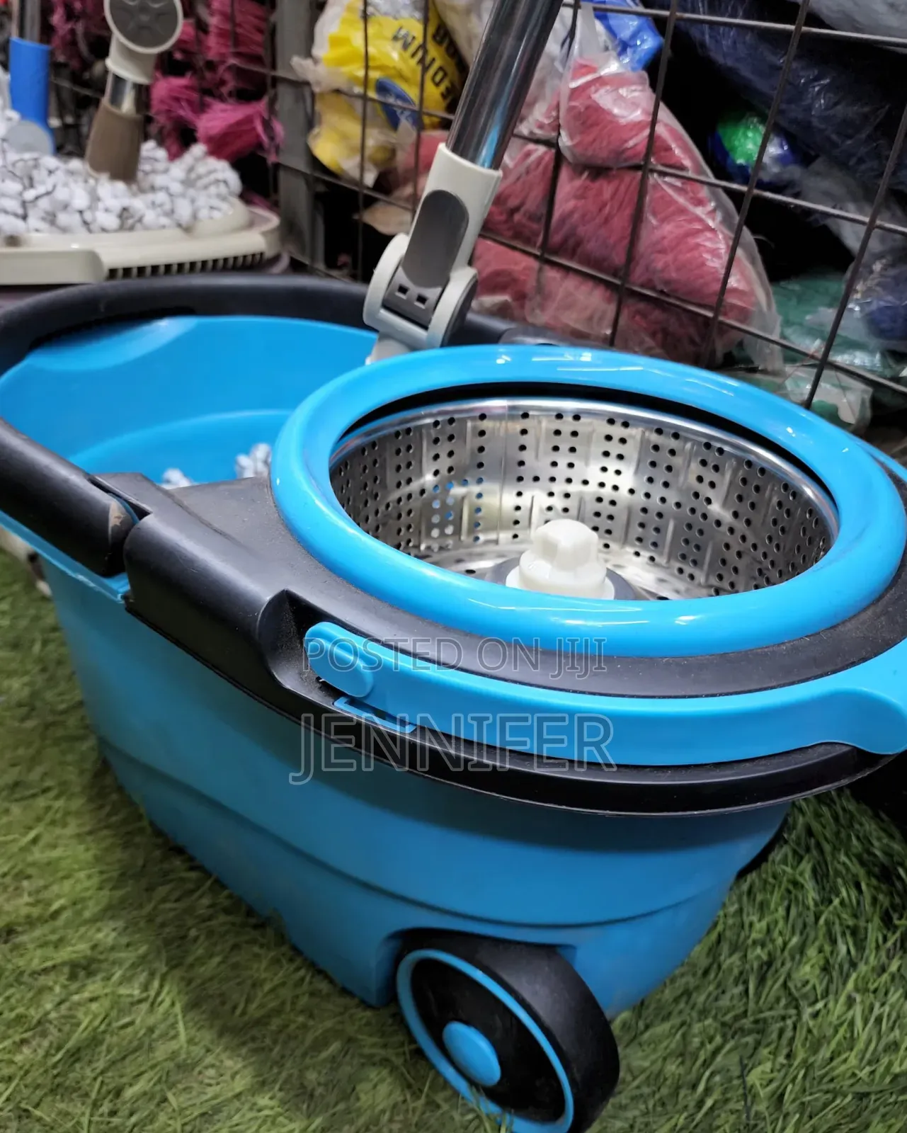 High Quality Spin Mopper Blue-Brown