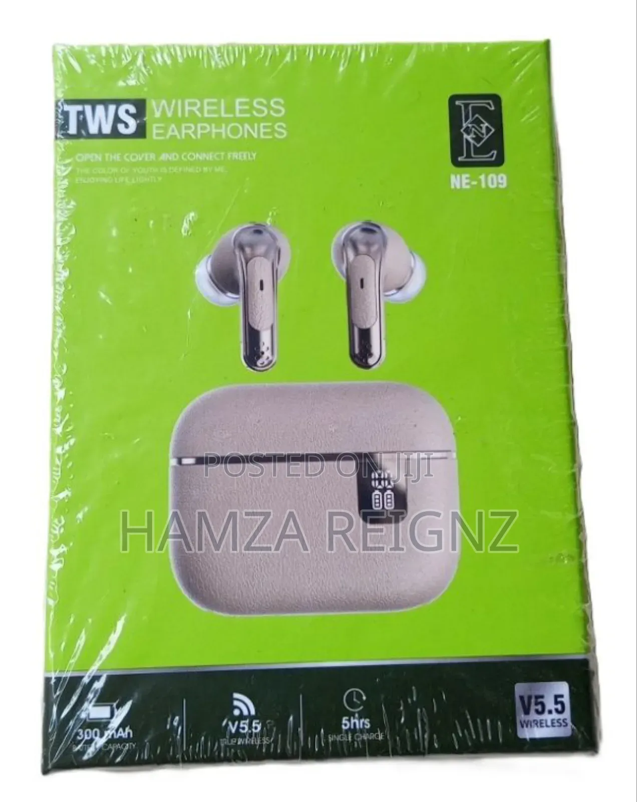 TWS V5.5 Ne-105 Wireless Goldish Airpod
