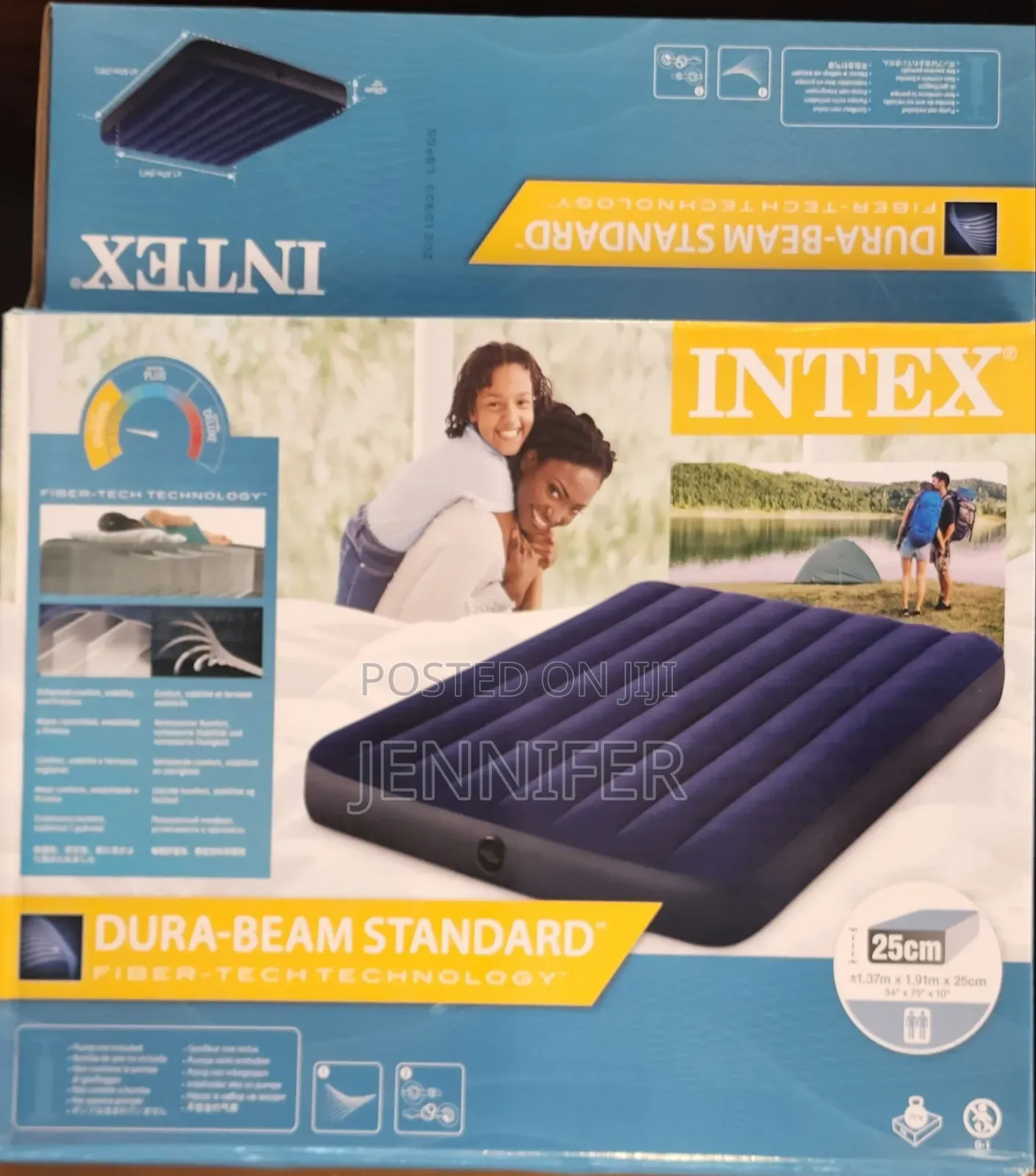 9.8inches 4by6 Inflatable Intex Air Matress With Pump