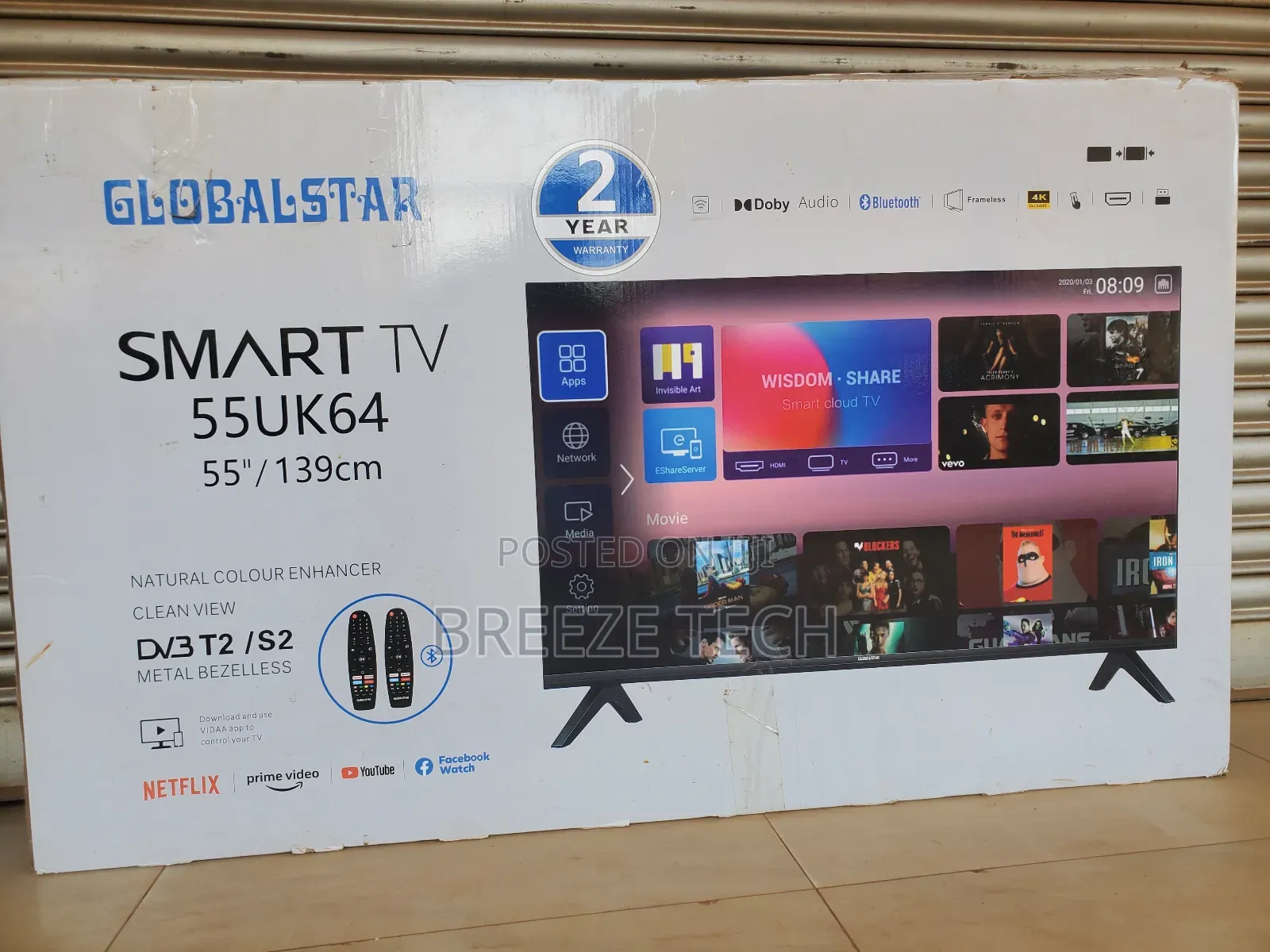 Globalstar Tv 55"Inch Smart