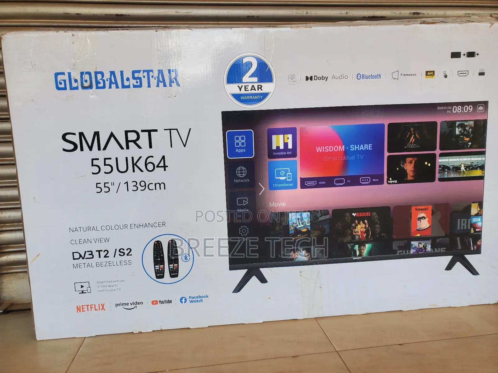 Globalstar Tv 55"Inch Smart