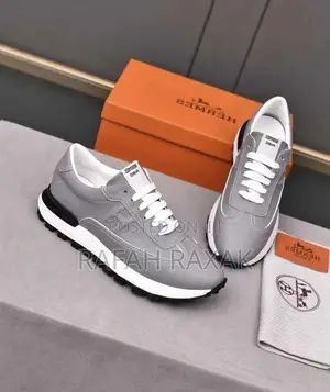Grey Hermes Luxury Fashion Designer High Quality Sneakers