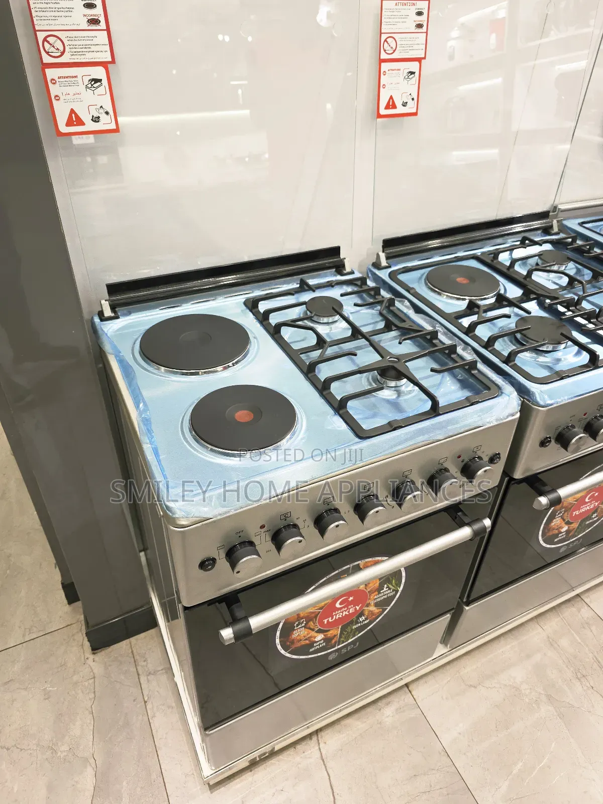 Newly Imported SPJ 60cm*60cm Cooker Oven (2gas + 2electric)