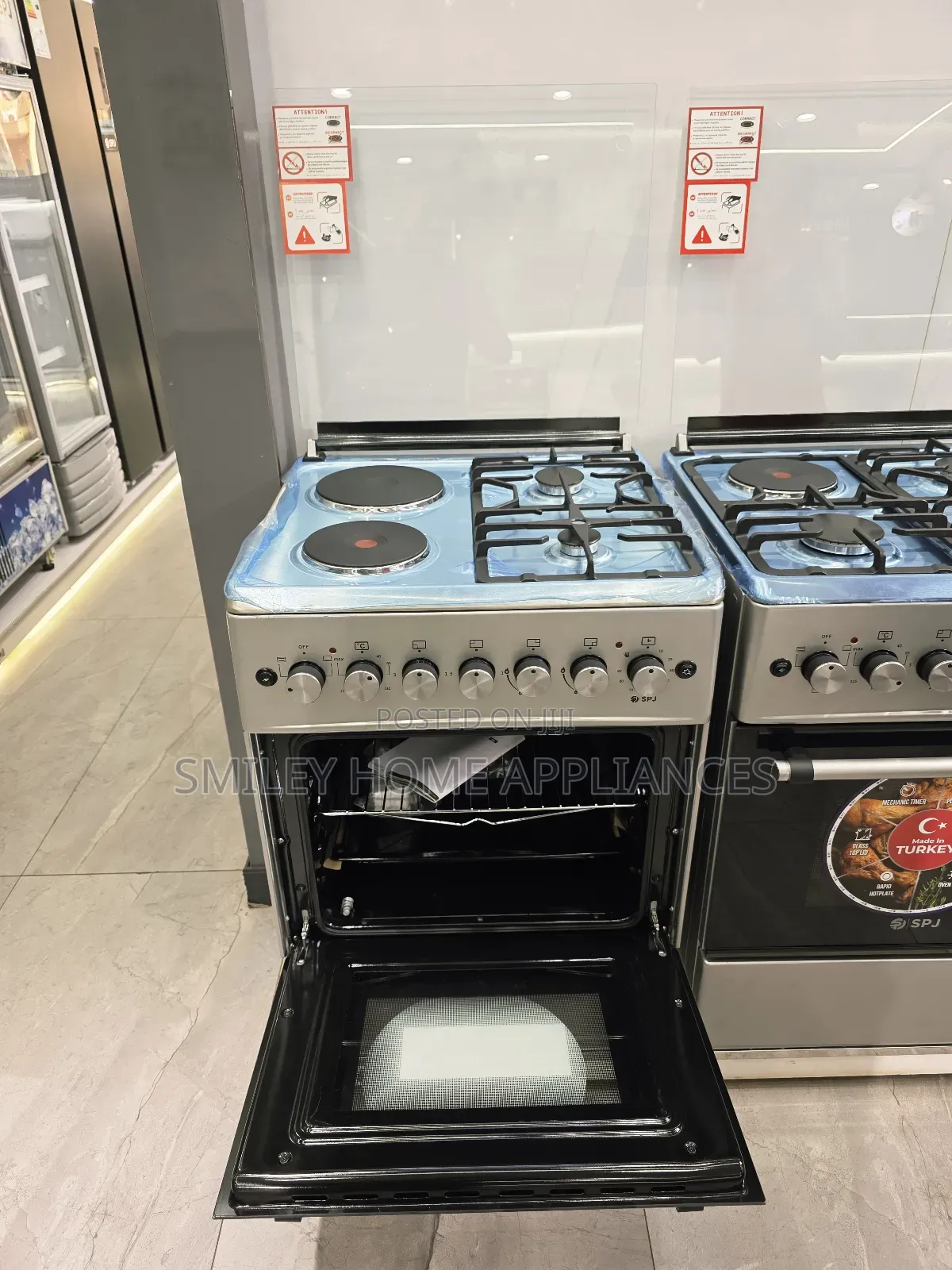 Newly Imported SPJ 60cm*60cm Cooker Oven (2gas + 2electric)