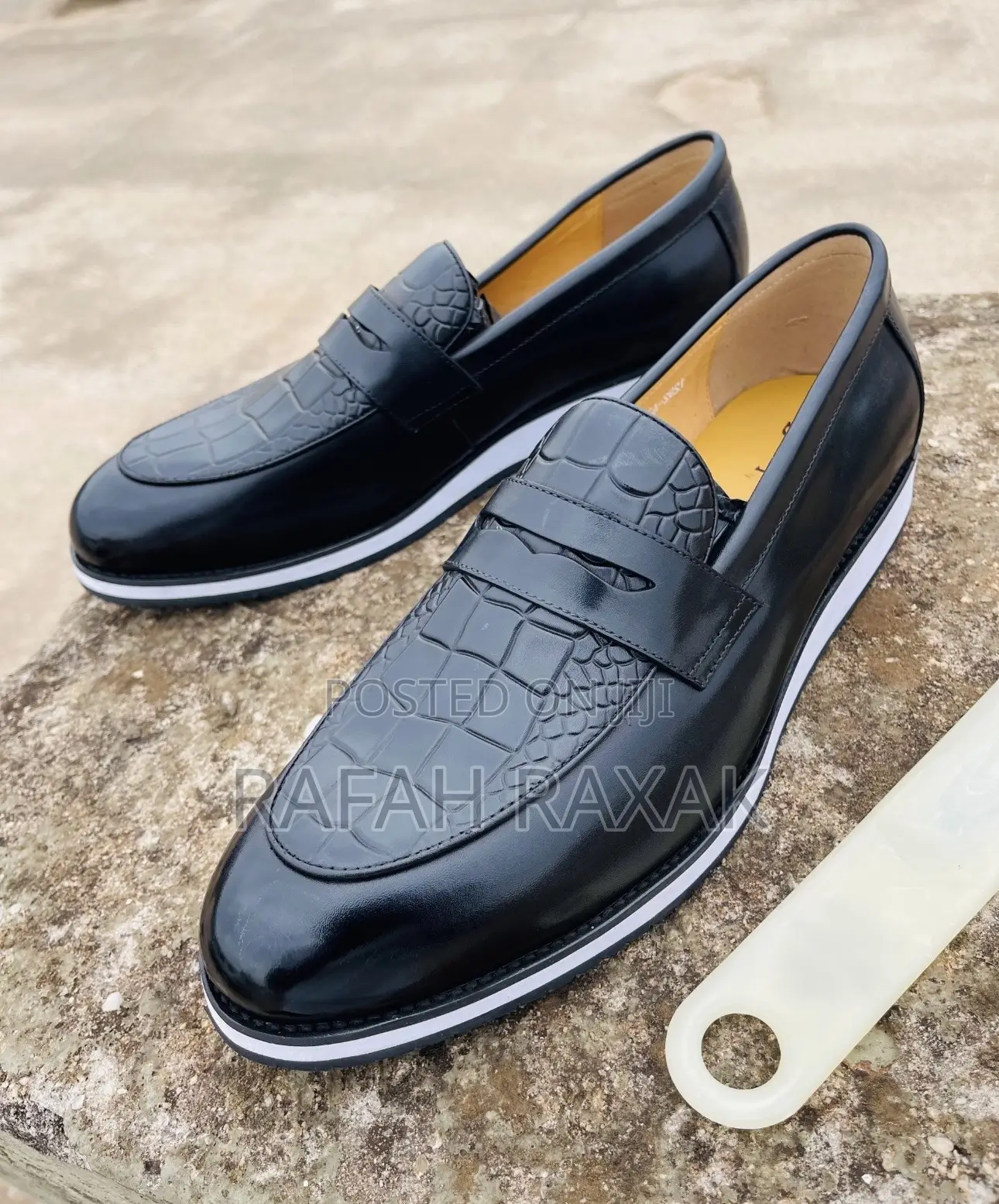 Men’S Classic Black Berluti Casual/Gentle Leather Loafers