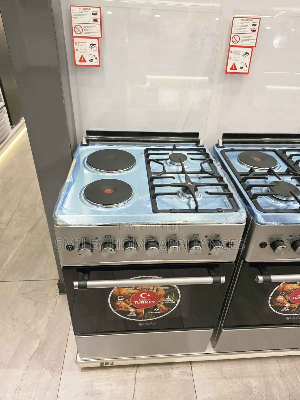 Newly Discounted Mounted 60cm by 60cm SPJ Cooker Oven (2+2)