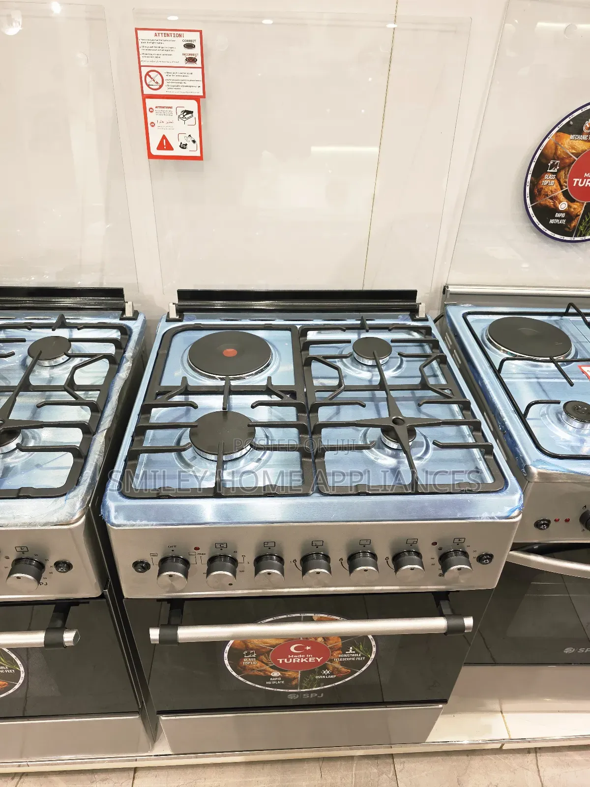 High Quality 60cm by 60cm SPJ Gas Cooker (3+1) at Cut Price