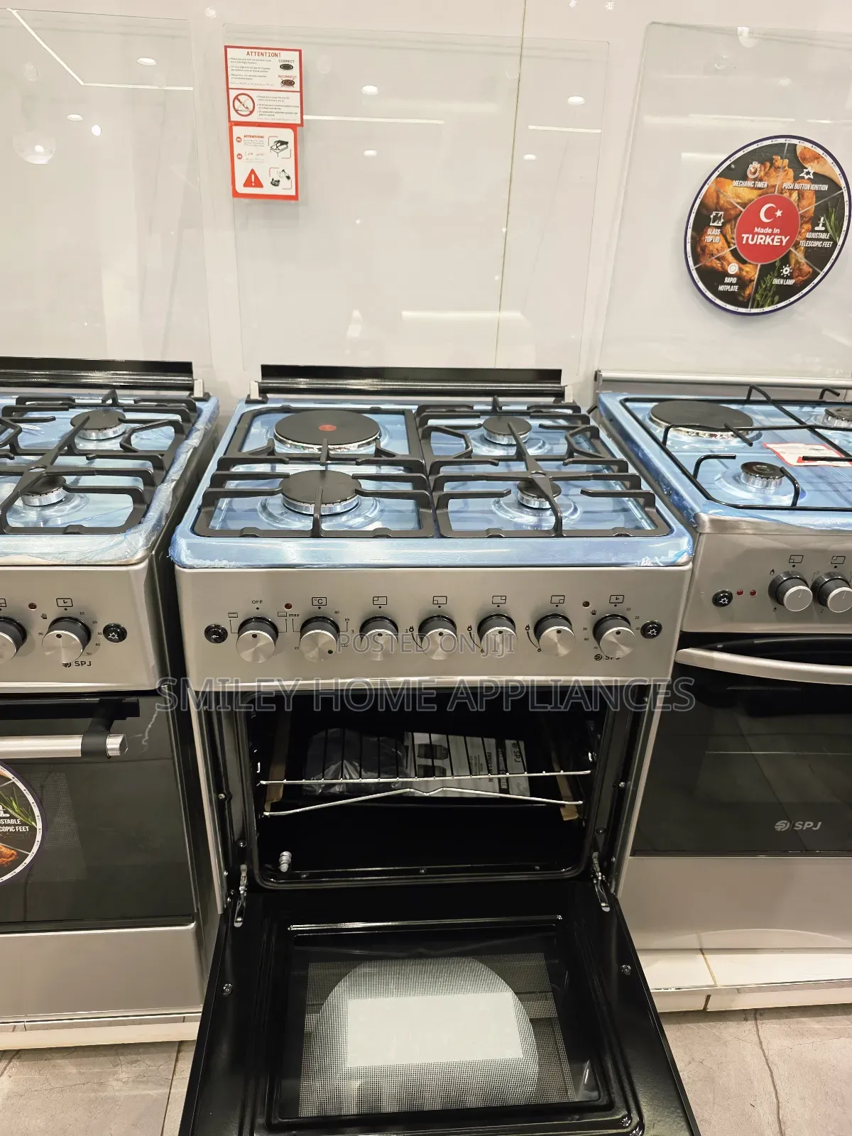 High Quality 60cm by 60cm SPJ Gas Cooker (3+1) at Cut Price