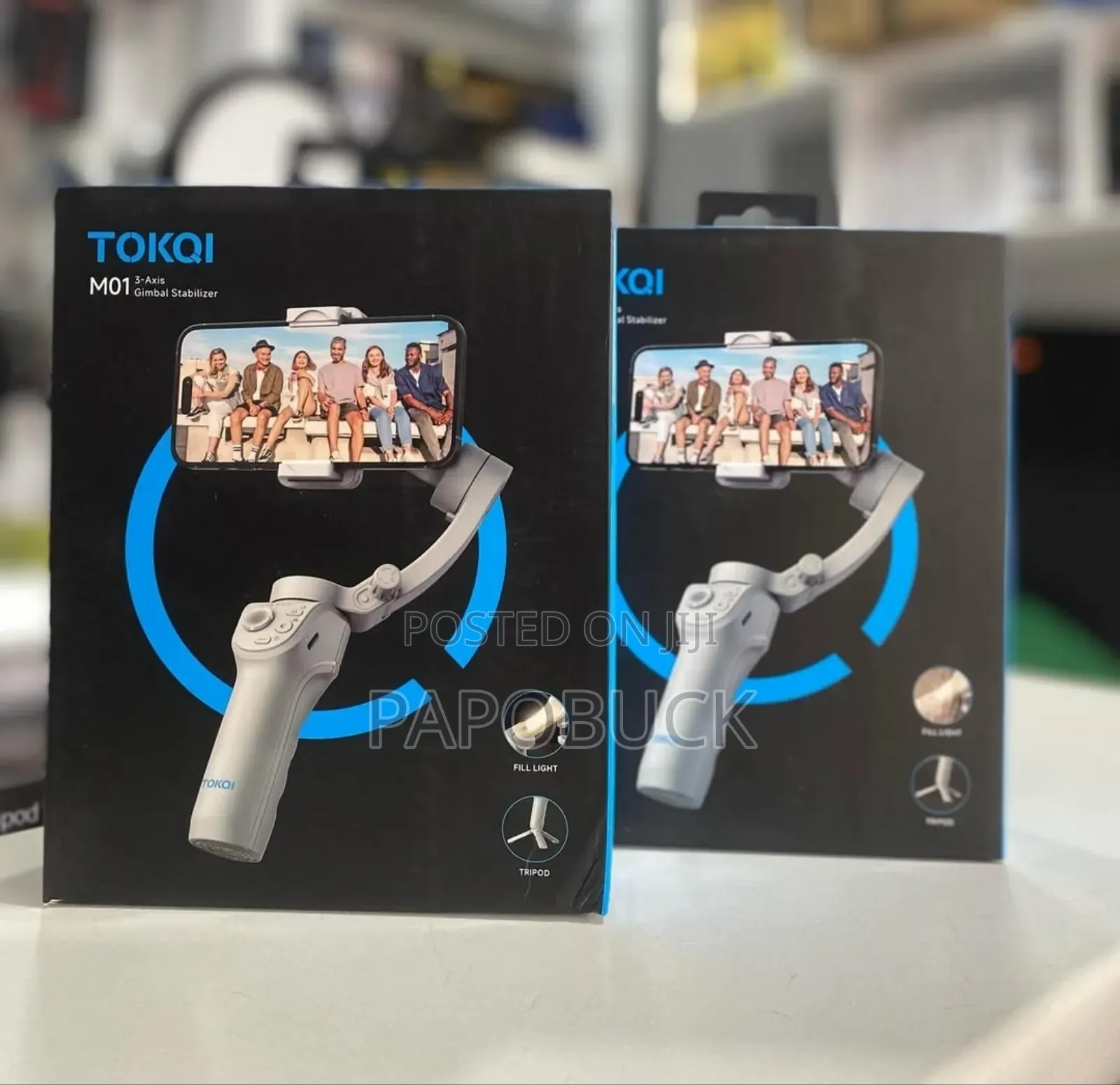 Tokqi M01 3-Axis Gimbal Stabilizer for Smartphones